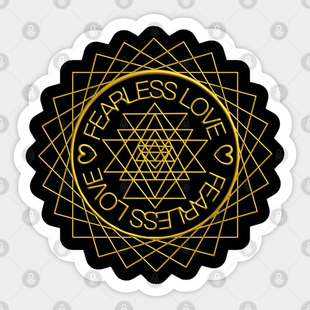 Fearless Love Gold Series 5 Sticker by inspiration4awakening